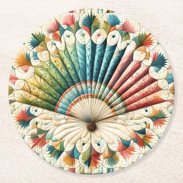 Dessous De Verre Rond Planche (Devant)