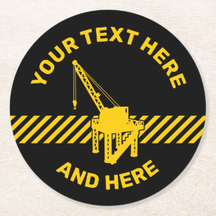 Dessous De Verre Rond Plateforme de construction