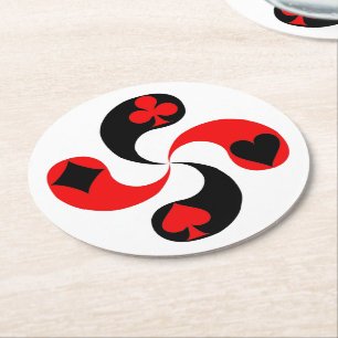 Dessous De Verre Rond Poker