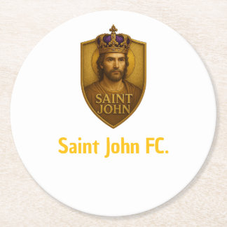 Dessous De Verre Rond Porta-Copo Saint John FC.