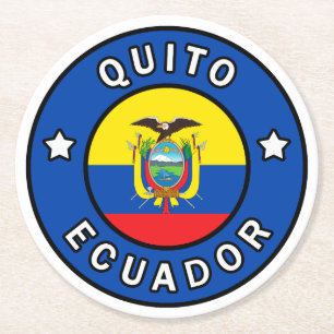 Dessous De Verre Rond Quito Équateur