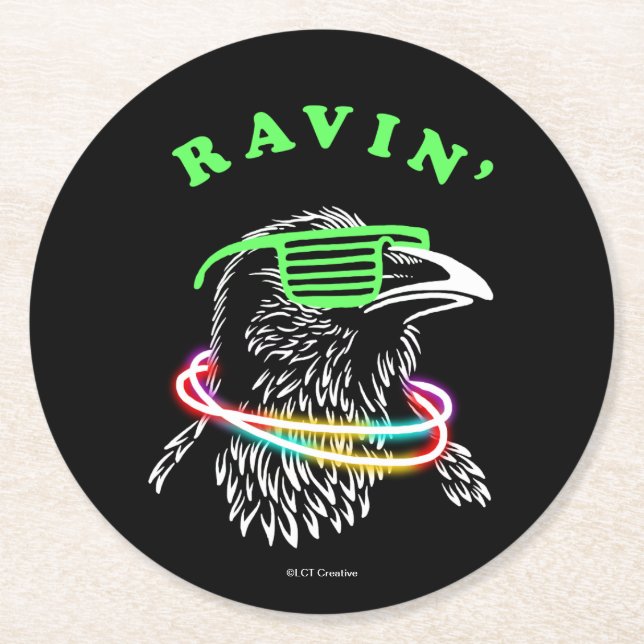 Dessous De Verre Rond Ravin (Devant)