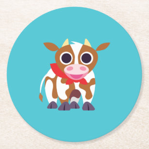 Dessous De Verre Rond Reba la vache