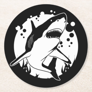 Dessous De Verre Rond Requin