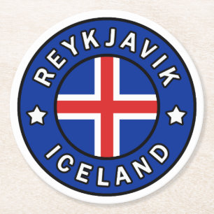 Dessous De Verre Rond Reykjavik Islande