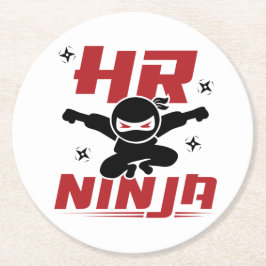 Dessous De Verre Rond RH Ninja Ressources humaines