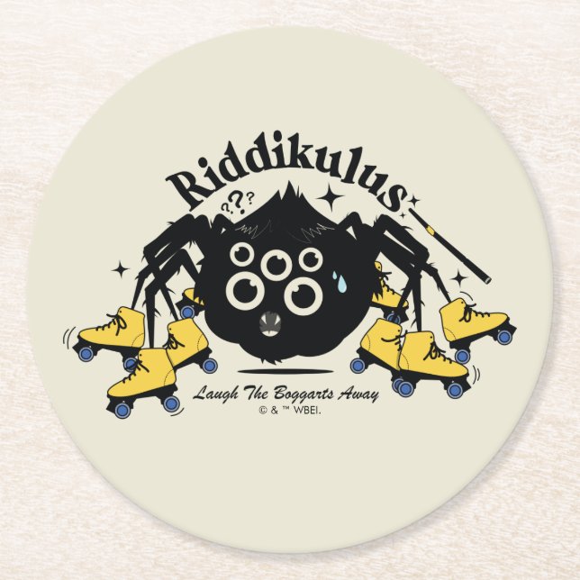 Dessous De Verre Rond Riddikulus - Rire des chiens (Devant)