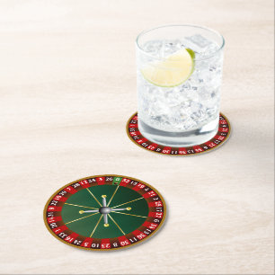Dessous De Verre Rond Roulette 