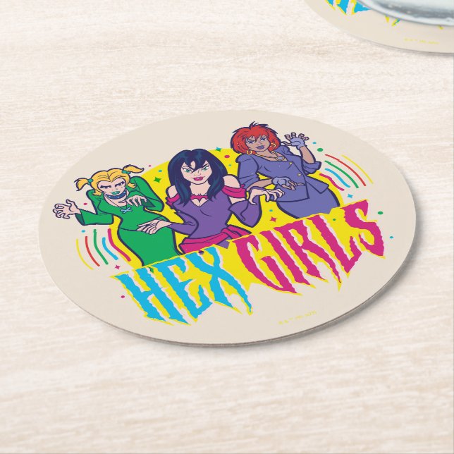 Dessous De Verre Rond Scooby-Doo | Les Filles Hex (Incliné)