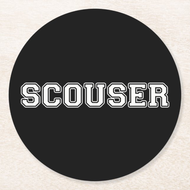 Dessous De Verre Rond Scoudeur (Devant)