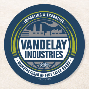 Dessous De Verre Rond Seinfeld   Logo de Vandelay Industries