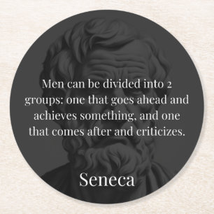 Dessous De Verre Rond Seneca's Division : Les Doers et les Critiques
