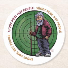 Dessous De Verre Rond Shoot pool Not People