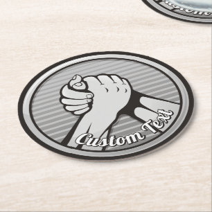 Dessous De Verre Rond Silver