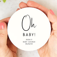 Simple Baby shower Neutre Moderne Oh Bébé !