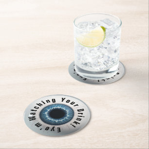 Dessous De Verre Rond 👁️Soirée Halloween ensorcelée !