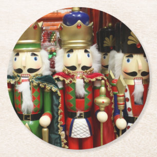 Dessous De Verre Rond Soldats de Noël des Noisettes