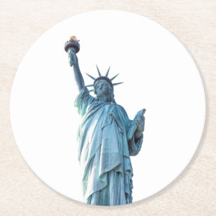 Dessous De Verre Rond Statue de la Liberté