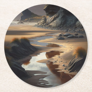 Dessous De Verre Rond Sunset