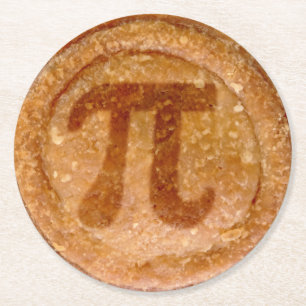 Dessous De Verre Rond Symbole de tarte au porc 