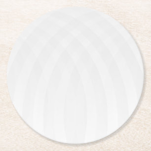 Dessous De Verre Rond Tapisserie Moderne Simple en Marbre Blanc Rustique