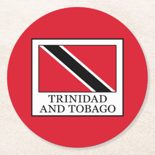 Dessous De Verre Rond Trinité-et-Tobago