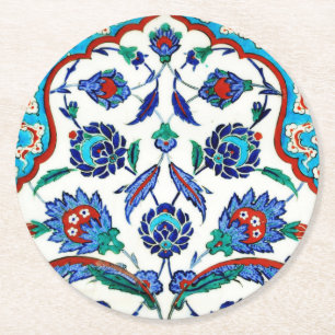 Dessous De Verre Rond tuile de iznik