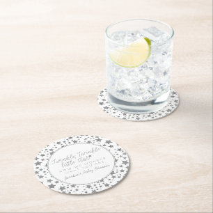 Dessous De Verre Rond Twink, Twinkle Little Star Baby shower