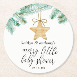 Dessous De Verre Rond Un joli petit Baby shower