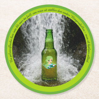 Dessous De Verre Rond Underlägg — Pilsner
