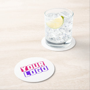 Dessous De Verre Rond Utiliser son propre logo
