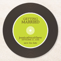 Verte Vinyl Enregistrement Mariage Enregistrer la