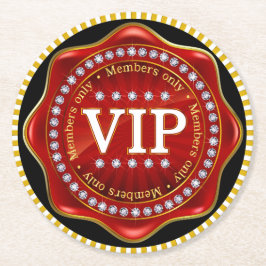 DESSOUS DE VERRE ROND VIP
