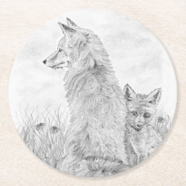 Dessous De Verre Rond Vixen avec kit