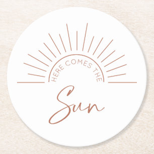 Dessous De Verre Rond Voici Le Soleil