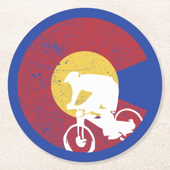 Dessous De Verre Rond VTT Colorado (Devant)