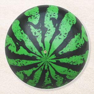 Dessous De Verre Rond Watermelon Football / Soccer Ball