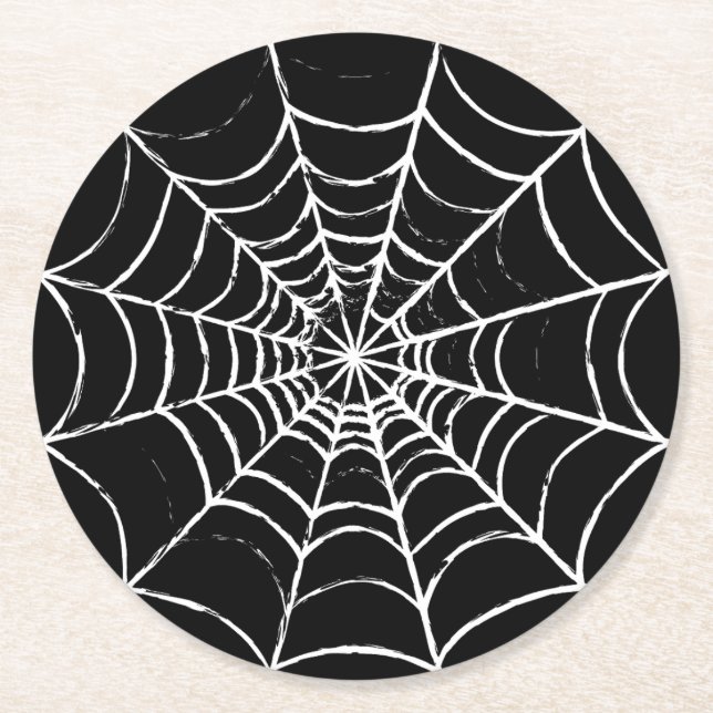 Dessous De Verre Rond Web sombre (Devant)