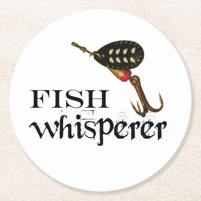 Dessous De Verre Rond Whisperer de poisson (Devant)