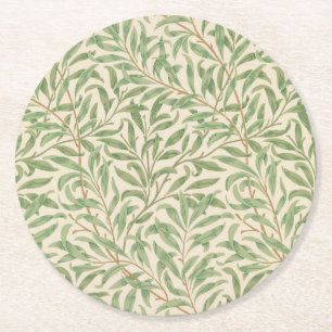 Dessous De Verre Rond Willow Bough (par William Morris)