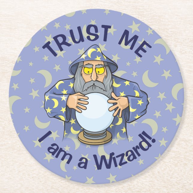 Dessous De Verre Rond Wizard (Devant)