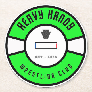 Dessous De Verre Rond Wrestling Club Items