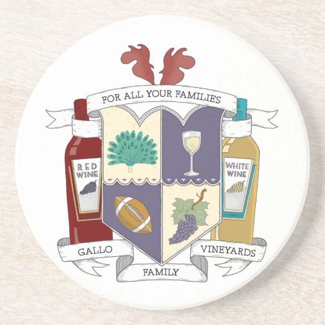 Dessous de verre ronds (Devant)