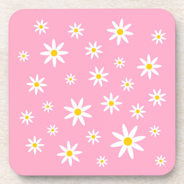Dessous de verre Rose Daisy (Devant)