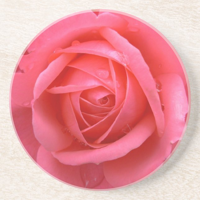 Dessous de verre Rose Rose Rose Rose Rose Cadeaux  (Devant)