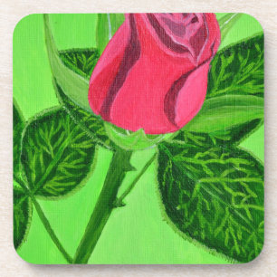Dessous-de-verre Rose Rouge
