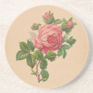 Dessous de verre roses de cru