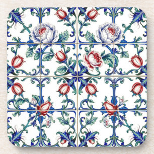 dessous de verre roses de printemps