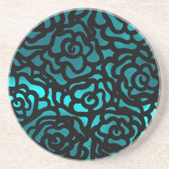 dessous de verre roses de sarcelle d'hiver (Devant)