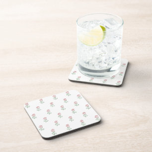 Dessous-de-verre Roses Rouges, Motif De Roses, Fleurs